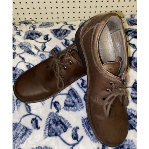 Dansko Mens  Leather Comfort Support Shoes Brown Sz 42/9 - Picture 1 of 8